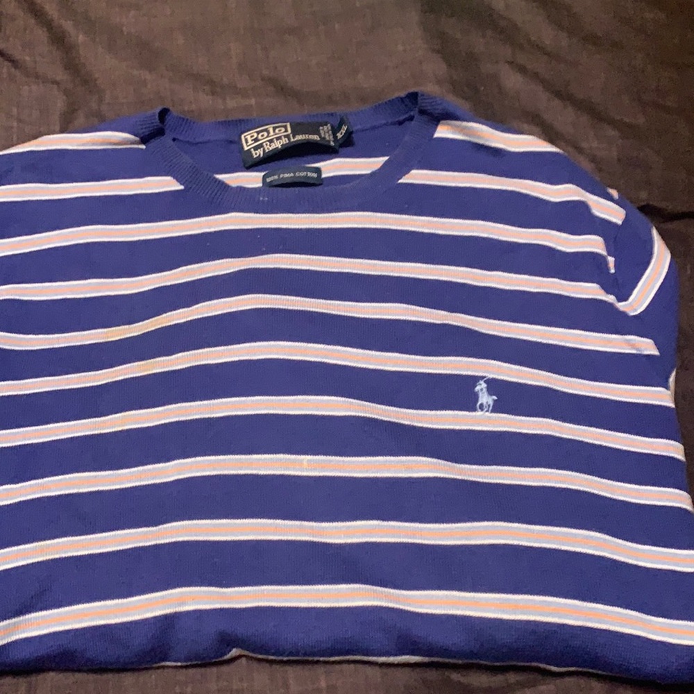 Polo by Ralph Lauren 100% Pima Cotton V-neck Sweater XXL